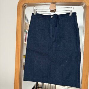 Bla Konst Acne Studios Dark Denim Midi Skirt